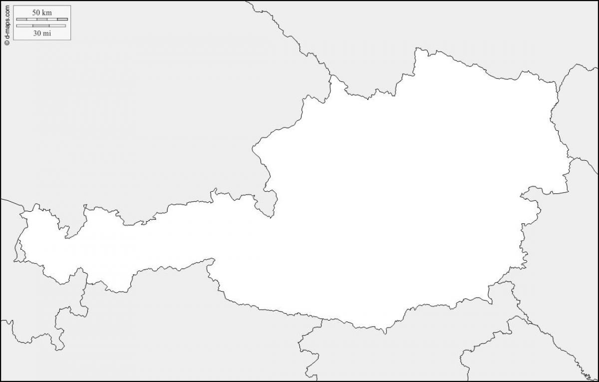 kaart van oostenrijk kaart overzicht