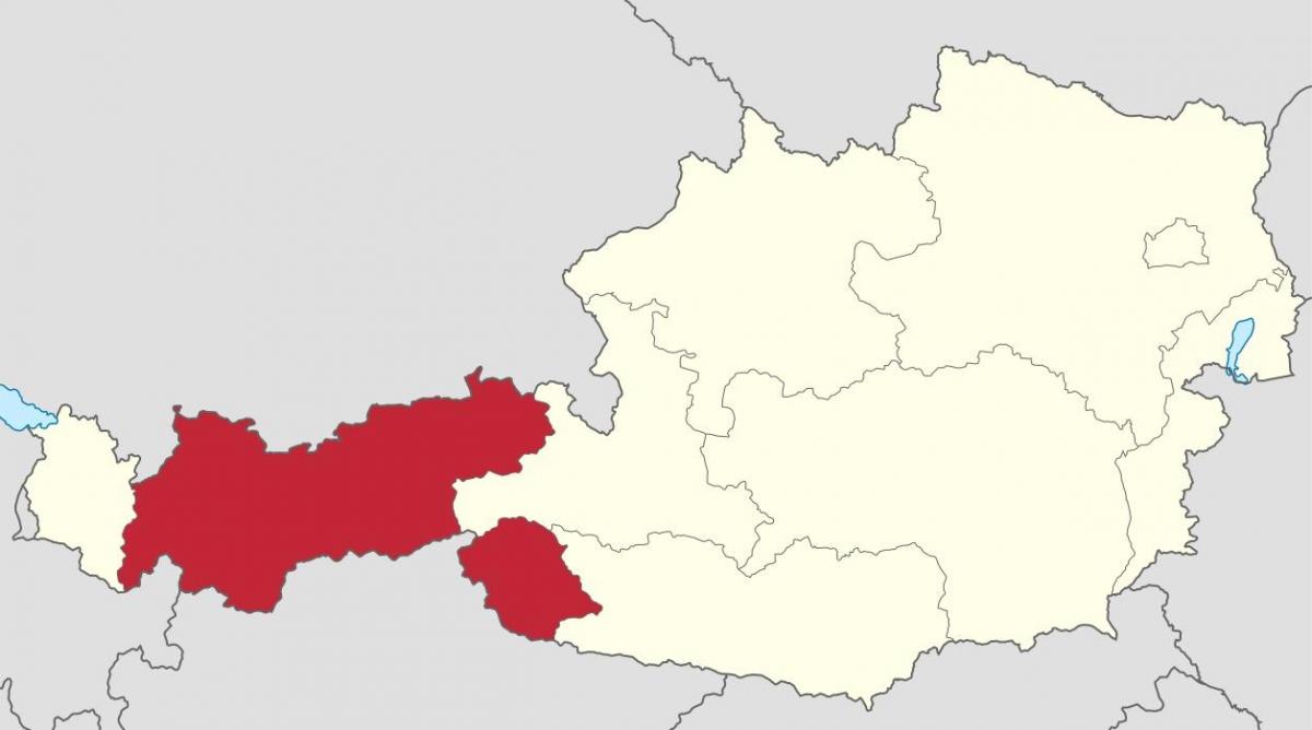 tirol oostenrijk kaart