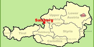 Oostenrijk salzburg kaart