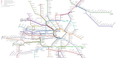 Wenen oostenrijk metro kaart